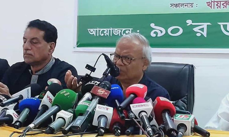 এরশাদ ও শেখ হাসিনার চরিত্রে পার্থক্য নেই-রিজভী