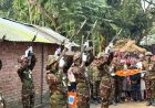 সুদানে সন্ত্রাসী ড্রোন হামলায় শহীদ সেনা সদস্য সবুজ মিয়া  নিজগ্রামে রাষ্টীয় মর্যাদায় দাফন সম্পন্ন 