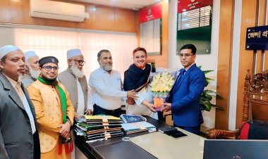 চুয়াডাঙ্গার জেলা প্রশাসকের সাথে সৌজন্য সাক্ষাৎ