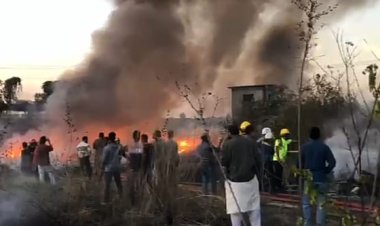 ‎হবিগঞ্জে বিবিয়ানা বিদ্যুৎ কেন্দ্রের খালি জায়গায় অগ্নিকাণ্ড 