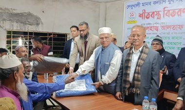 ‎দুমকিতে মানবকল্যাণ যুব সংসদের শীতবস্ত্র বিতরণ