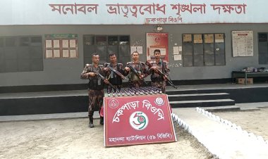 চাঁপাইনবাবগঞ্জ সীমান্তে নেশাজাতীয় সিরাপ আটক