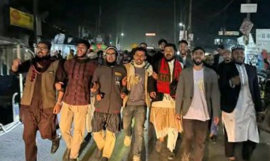 ‎হবিগঞ্জে ওসমান হাদির ওপর হামলার প্রতিবাদে বিক্ষোভ মিছিল