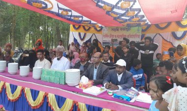 নিয়ামতপুরে ঘাসফুলের আয়োজনে বার্ষিক ক্রীড়া প্রতিযোগিতা 