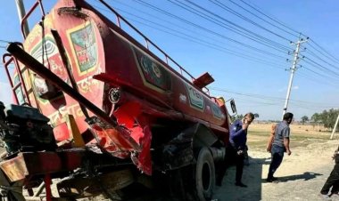 ‎মাধবপুরে বাস-লরির সংঘর্ষে সুপারভাইজার নিহত