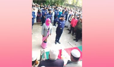 রাষ্ট্রীয় মর্যাদায় দুমকিতে শেষ বিদায় বীর মুক্তিযোদ্ধা আঃ রাজ্জাক খানের