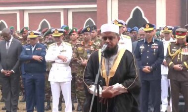 সুদানে নিহত ৬ শান্তিরক্ষীর জানাজা সম্পন্ন