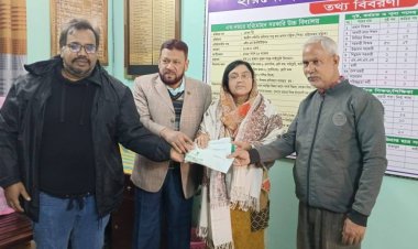 ক্যান্সারে আক্রান্ত নিলয়-হরিমোহনিয়ানদের আর্থিক সহায়তা প্রদান