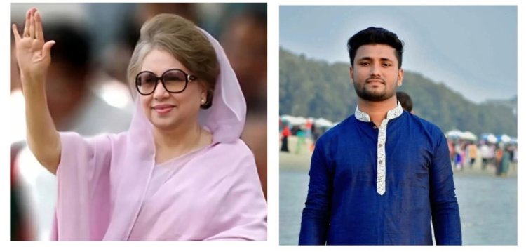 খালেদা জিয়ার জন্য দোয়া চাইলেন ছাত্রনেতা সাদ্দাম হোসেন