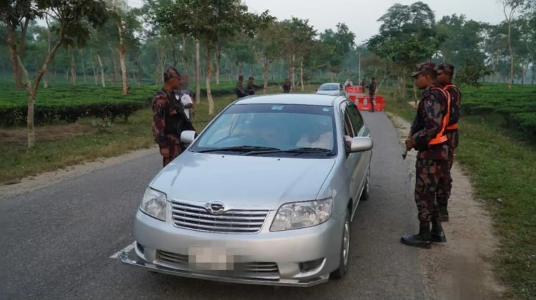 হবিগঞ্জ সীমান্তে বিজিবির নিরাপত্তা জোরদার
