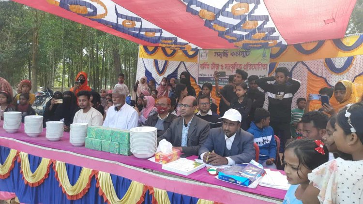 নিয়ামতপুরে ঘাসফুলের আয়োজনে বার্ষিক ক্রীড়া প্রতিযোগিতা 