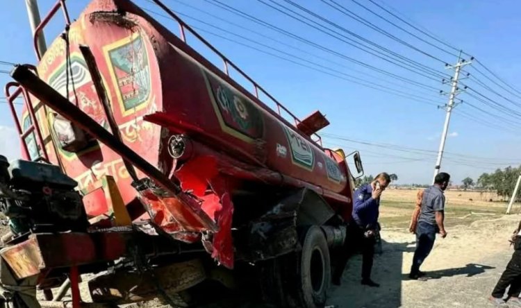 ‎মাধবপুরে বাস-লরির সংঘর্ষে সুপারভাইজার নিহত
