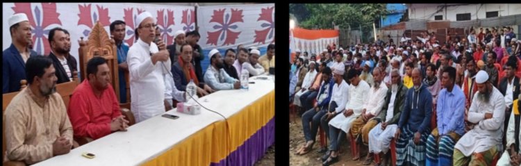 কুমিল্লা-৫ আসনে ধানের শীর্ষের প্রার্থী হাজী জসিম উদ্দিনের বিজয়ের লক্ষ্যে উঠান বৈঠক