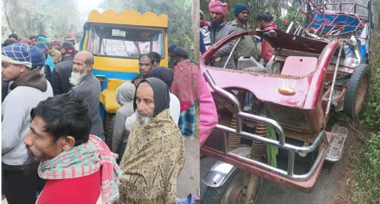 ‎দুমকীতে অটোরিকশা ও ট্রলি মুখোমুখি সংঘর্ষে শিশুসহ নিহত-২  ‎