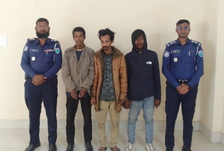 ‎হবিগঞ্জে চুরির ঘটনায় তিনজন গ্রেপ্তার-চুরির মালামাল উদ্ধার 