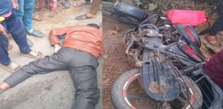 বুড়িচংয়ে মাটিবাহী ড্রাম ট্রাকের চাপায় মোটরসাইকেল আরোহীর মৃত্যু