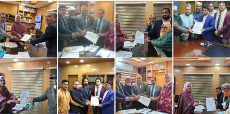 ত্রয়োদশ সংসদ নির্বাচনে নাসিরনগরে ১২ জন মনোনয়ন দাখিল 