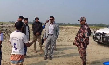 শিবগঞ্জে কৃষিজমির মাটি কাটায় তিনজনকে জরিমানা