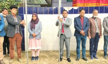 নাচোলে ৫৪তম জাতীয় স্কুল-মাদ্রাসা কারিগরি শীতকালীন ক্রীড়া প্রতিযোগিতার উদ্বোধন