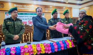 ‎ভোলায় আনসার-ভিডিপির ৩ দিনব্যাপী ফ্রি মেডিকেল ক্যাম্প ও শীতবস্ত্র বিতরণ