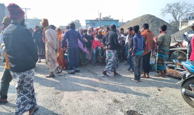 শিবগঞ্জে ট্রাকের ধাক্কায় এক পথচারী নিহত 