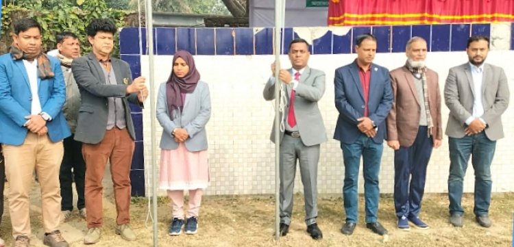 নাচোলে ৫৪তম জাতীয় স্কুল-মাদ্রাসা কারিগরি শীতকালীন ক্রীড়া প্রতিযোগিতার উদ্বোধন