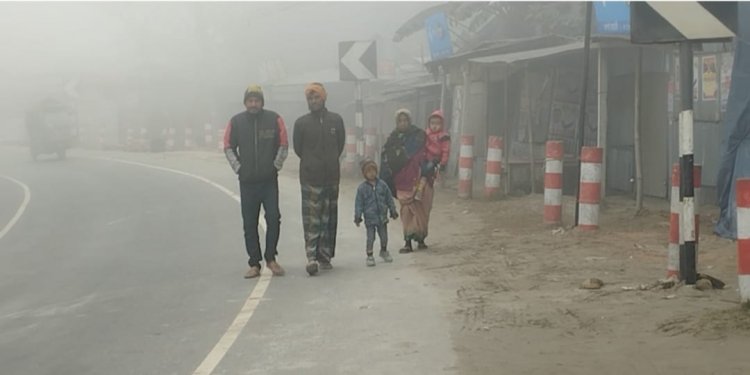 নাসিরনগর হাড়কাঁপানো শীতে জনজীবনে দুর্ভোগ চরমে 