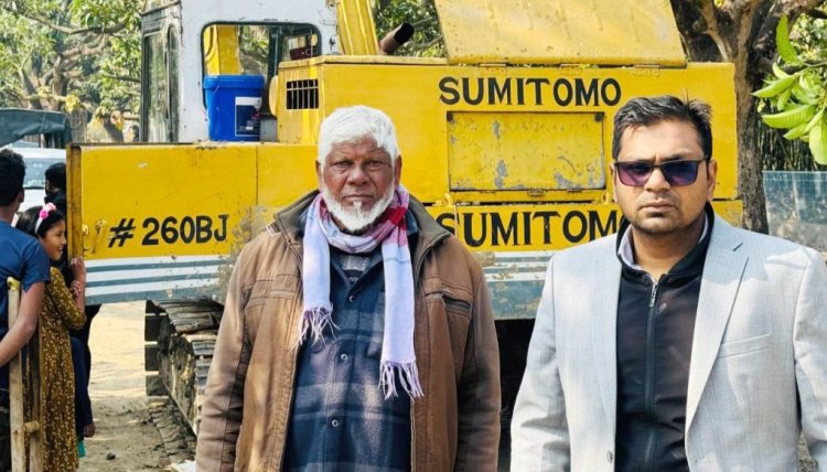 শিবগঞ্জে অবৈধভাবে মাটি উত্তোলনের দায়ে জরিমানা