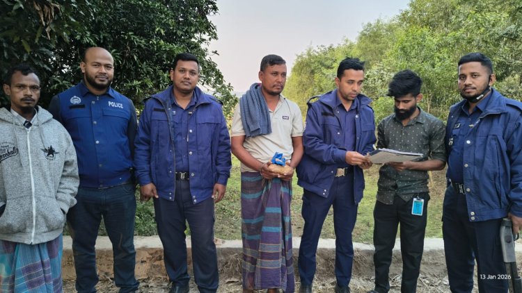 বুড়িচংয়ে মুক্তিযোদ্ধার ছেলে ইয়াবাসহ আটক