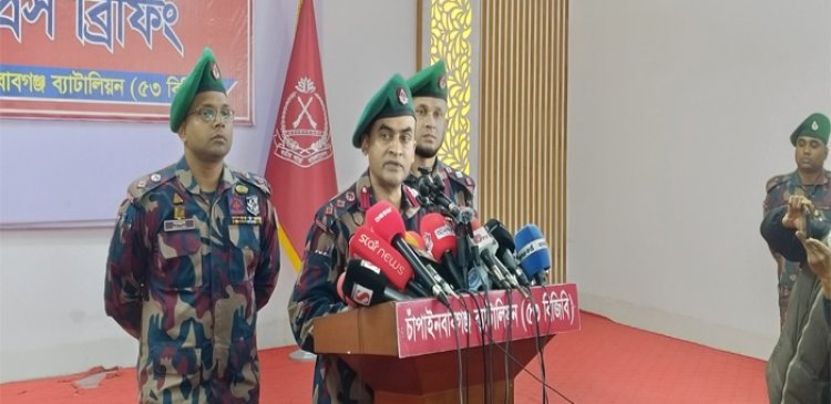 জাতীয় নির্বাচনে চাঁপাইনবাবগঞ্জে মাঠে নামছে ১৫ প্লাটুন বিজিবি  