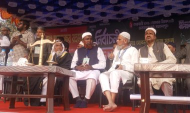 নওগাঁয় শেষ মুহূর্তে চলছে জামায়াতের নির্বাচনী জনসভা