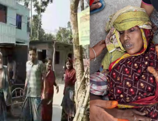 দুমকীতে প্রকাশ্যে পাঁচজনকে কুপিয়ে জখম,বাবা-ছেলে আটক