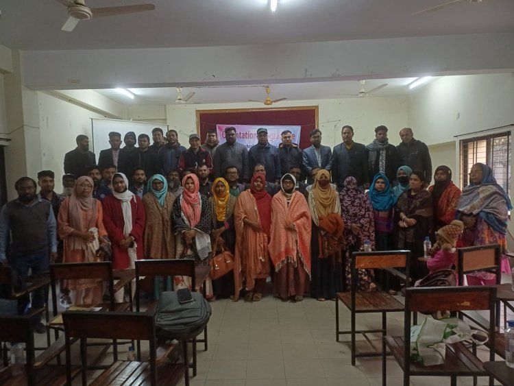 চাঁপাইনবাবগঞ্জে এগ্রিকালচার টেকনোলজি ট্রান্সফার প্রোগ্রামের নতুন নিয়োগপ্রাপ্তদের প্রশিক্ষণ 