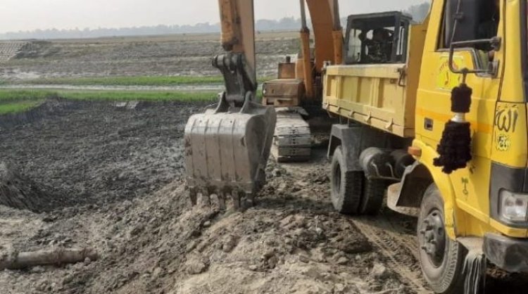 বুড়িচংয়ে অবৈধভাবে মাটি কাটার দায়ে ট্রাক মালিককে লাখ টাকা জরিমানা