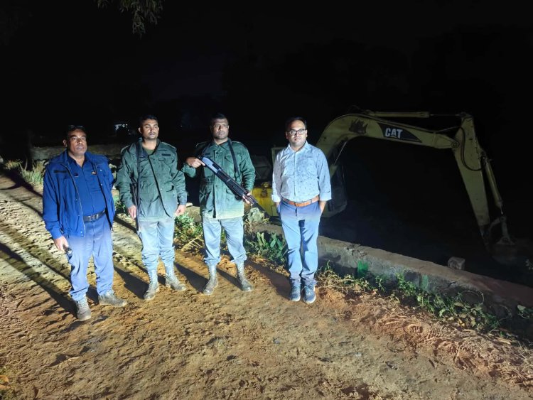 বুড়িচংয়ে মাটি কাটার বিরুদ্ধে রাতভর অভিযান:জরিমানা আদায় 