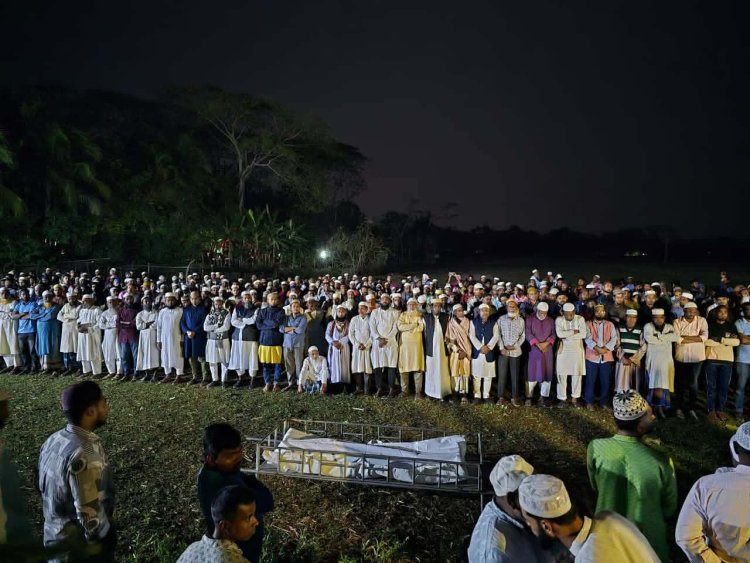 কারাগারে মৃত্যু গ্রামে দাফন,শোকাহত স্বজনরা  ‎