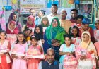 নিয়ামতপুরে ফোস্টার শিশুদের মাঝে ঈদের পোশাক ও ঈদ সামগ্রী বিতরণ