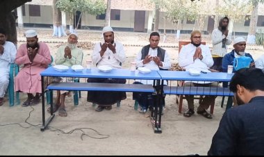 ভোলাহাটে জিয়া পরিবারের জন্য ইফতার ও দোয়া মাহফিল 