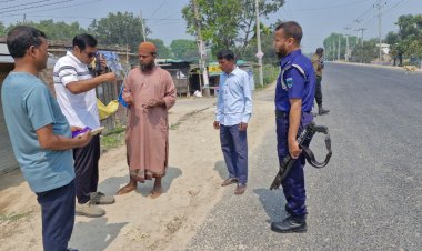 শিবগঞ্জে দুই মোটরসাইকেল চালককে জরিমানা