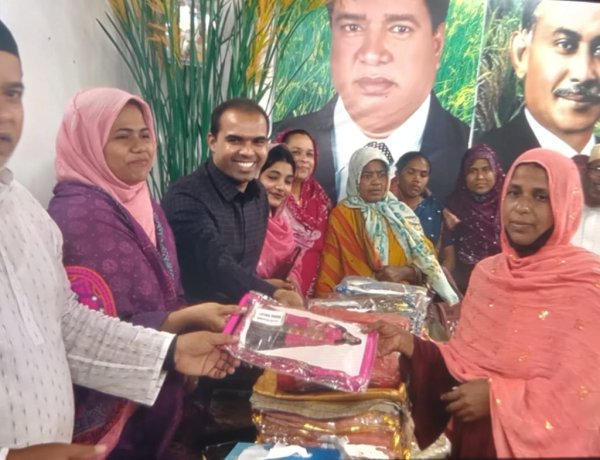 নাসিরনগরে দুঃস্থ ও অসহায়দের মাঝে ত্রান সামগ্রী বিতরণ 