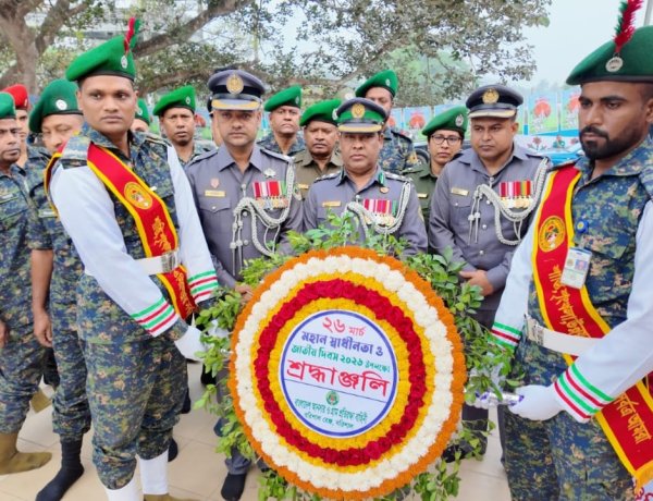 দেশের ১ ইঞ্চি মাটিও বিদেশিদের হাতে যেতে দিবো না,স্বাধীনতা দিবসে অঙ্গীকার-বরিশাল রেঞ্জ কমান্ডার