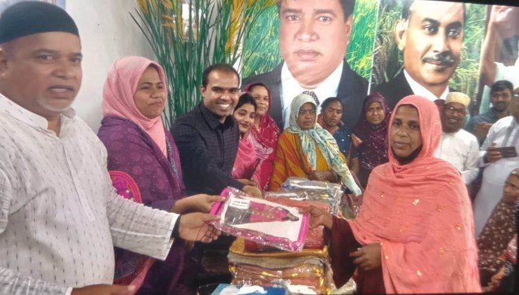 নাসিরনগরে দুঃস্থ ও অসহায়দের মাঝে ত্রান সামগ্রী বিতরণ 