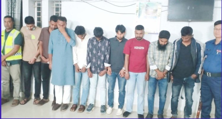 বুড়িচংয়ে চেকপোস্টে অভিযানে ৯ মাদকসেবী গ্রেফতার