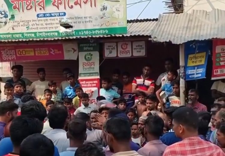 শিবগঞ্জে চোরাই মোটরসাইকেল সন্দেহে দুই গ্রুপে সংঘর্ষ