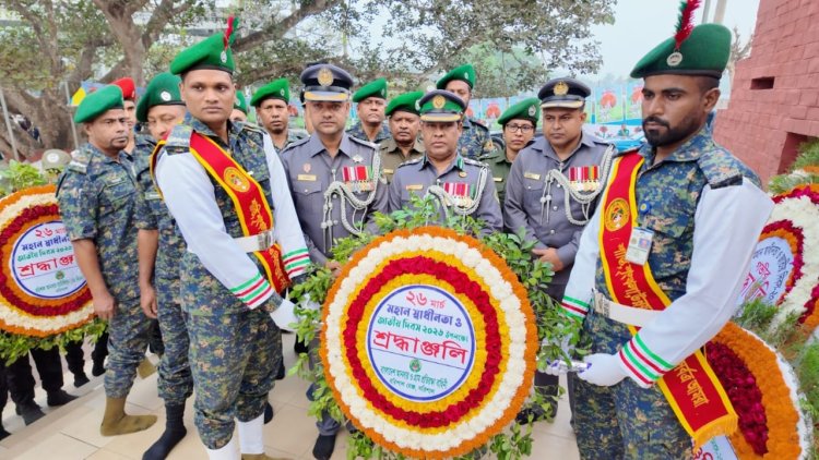 দেশের ১ ইঞ্চি মাটিও বিদেশিদের হাতে যেতে দিবো না,স্বাধীনতা দিবসে অঙ্গীকার-বরিশাল রেঞ্জ কমান্ডার