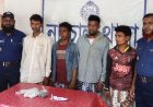 নাচোলে মাদকবিরোধী অভিযানে হেরোইন ও গাঁজাসহ ৪ জন আটক