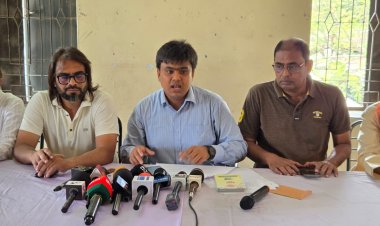 নওগায় নতুন কুঁড়ি স্পোর্টস কর্মসূচি নিয়ে সংবাদ সম্মেলন