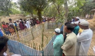 নওগাঁয় চার হত্যাকান্ড,গ্রামবাসী মিলে করলেন কবর জিয়ারত
