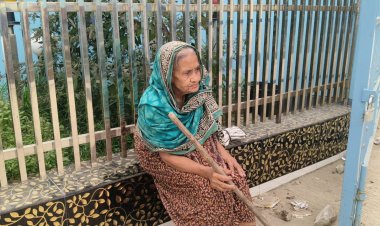 শত বছর বয়সী অসহায় হামেদা-দ্বারে দ্বারে ঘুরেই চালাচ্ছেন জীবনসংগ্রাম