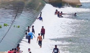 চাঁপাইনবাবগঞ্জের মহানন্দা নদীতে রাবার ড্যামের নিরাপত্তায় নামছে পুলিশ